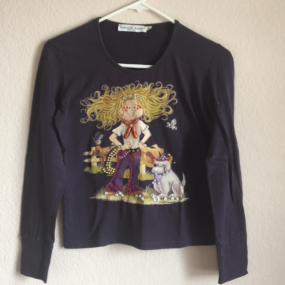 Emmanuel Schvili elegant beaded shirt, made Italy